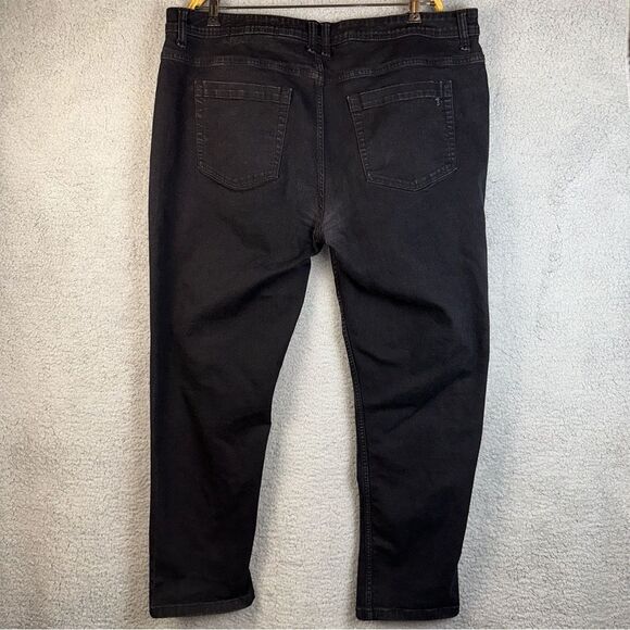 The Perfect Jean NYC Jeans Mens 40x32 Black Faded Athletic Fit Comfort Cowboy - Picture 4 of 10